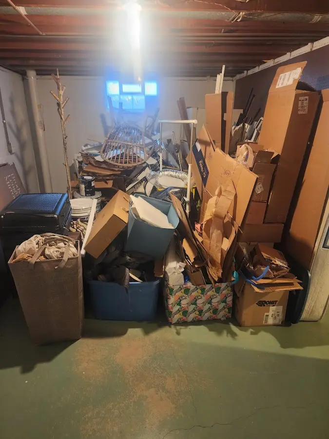 Roll-off dumpster container at job site for 20 Yard Dumpster Rental in Silver Lakes